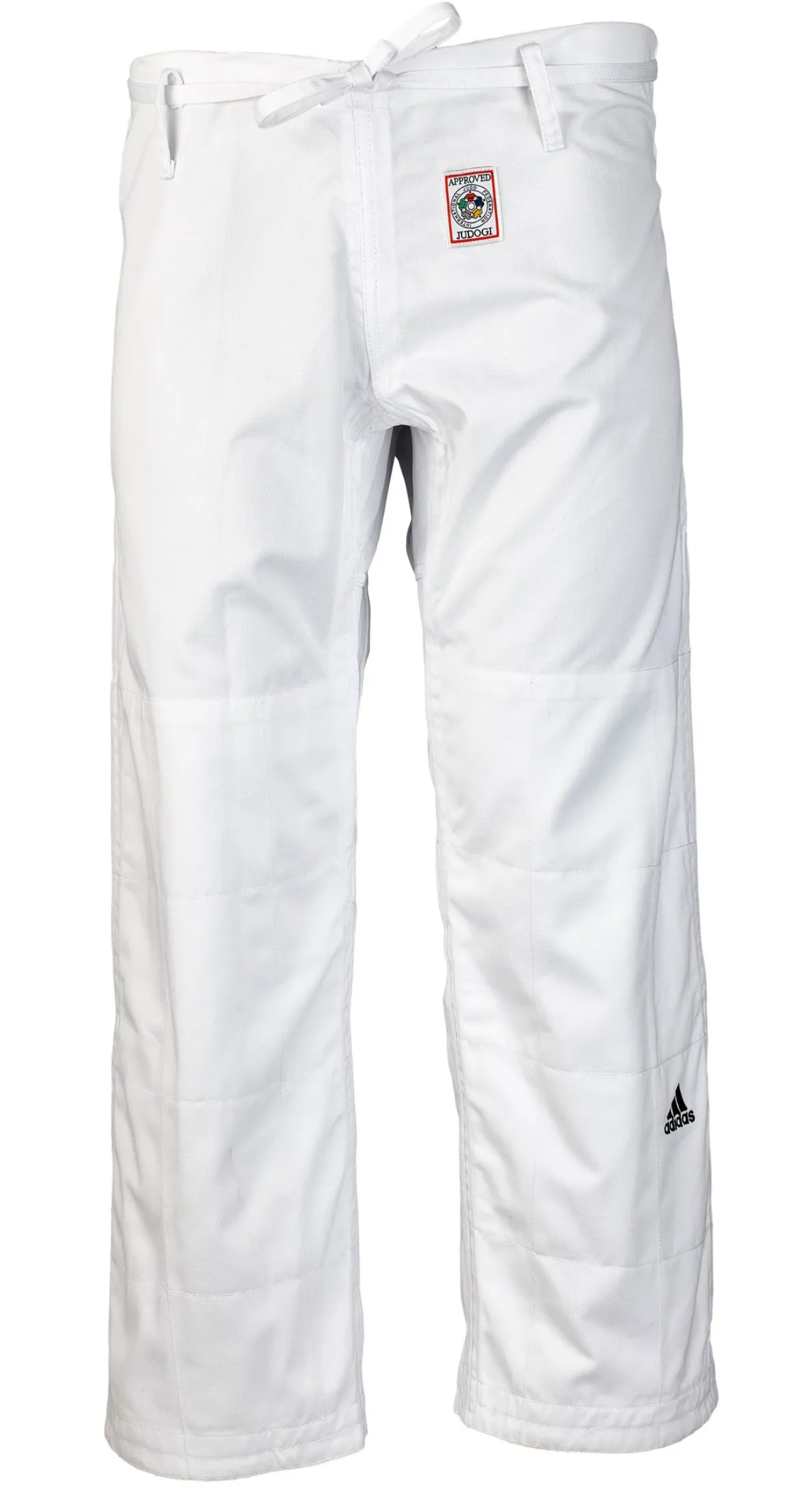 Adidas IJF Champion 3 Slim Fit White for 2023 with Gold Logo