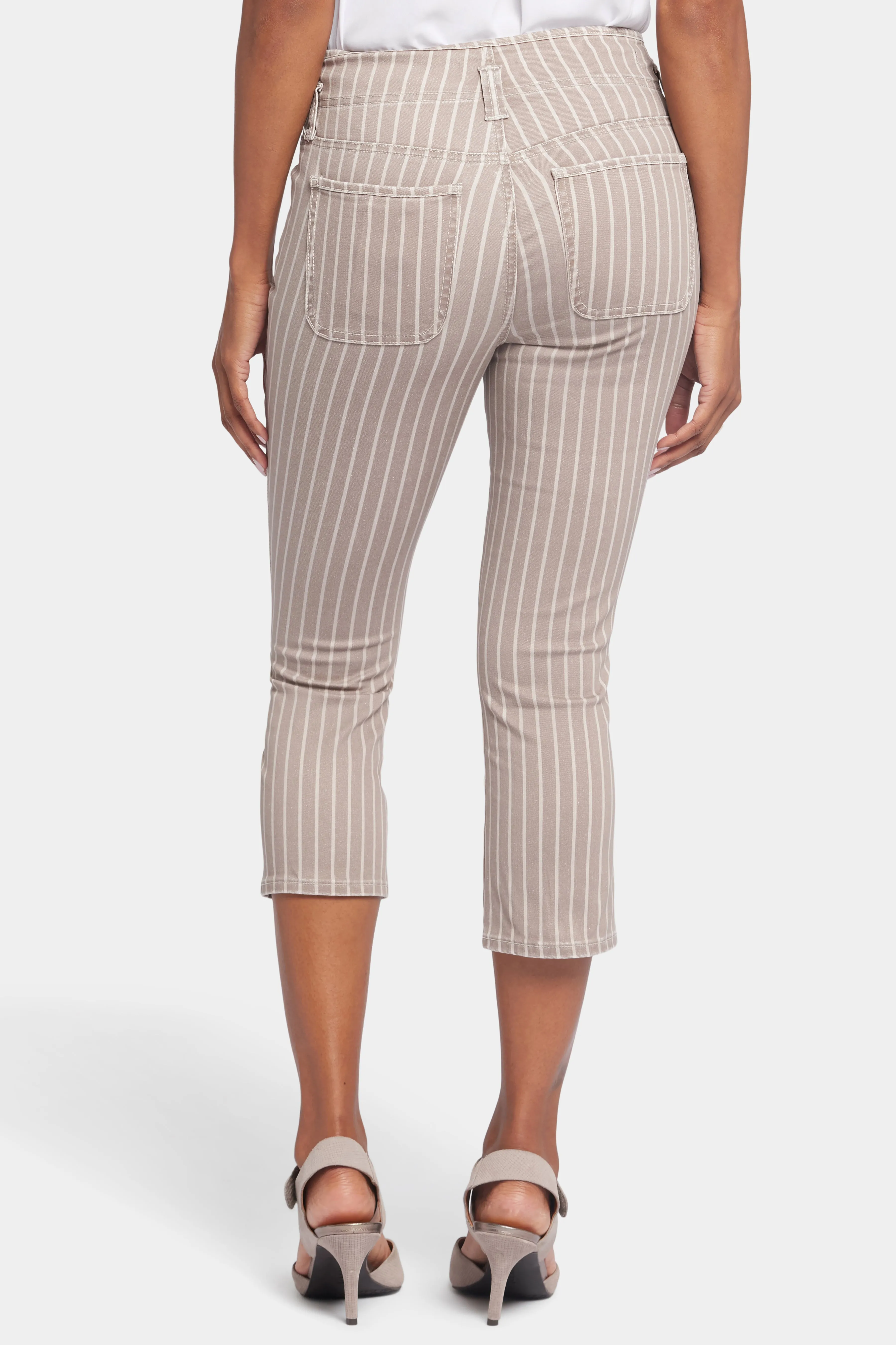 Ami Skinny Capri Jeans - Boardwalk Stripe