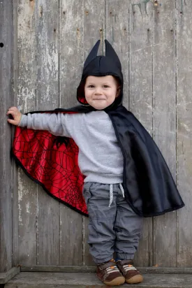 Baby Reversible Spider Bat Cape