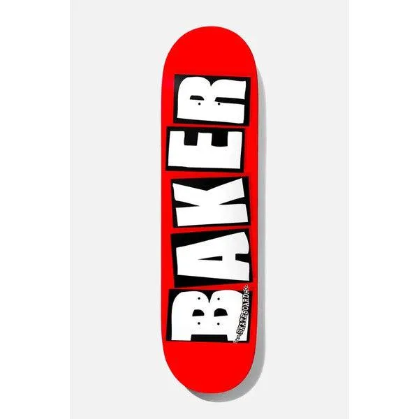 Baker Skateboards Brand Logo White Deck 8.625"