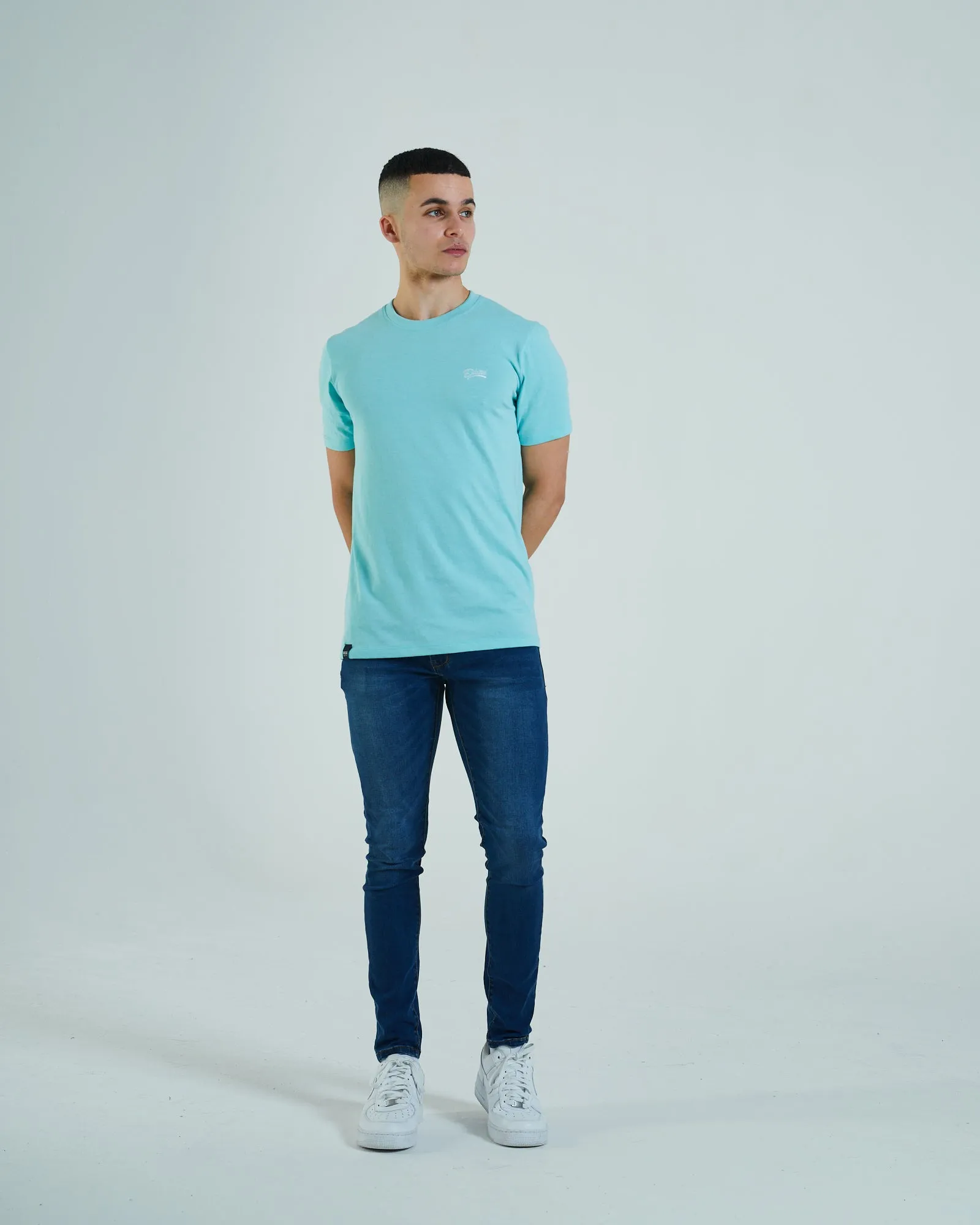 Basic Sky O Neck Mint Green