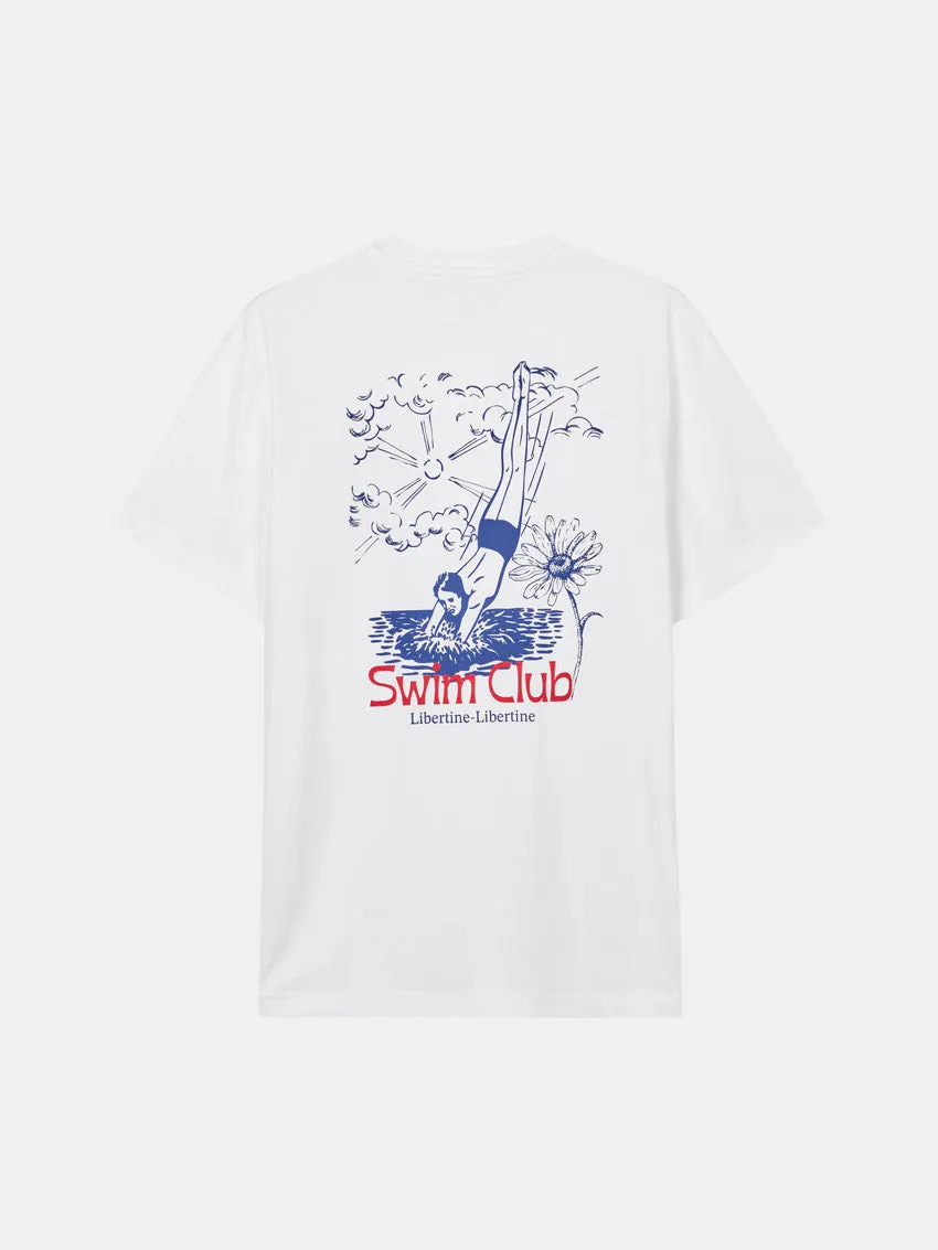 Beat Swim Club Tee White