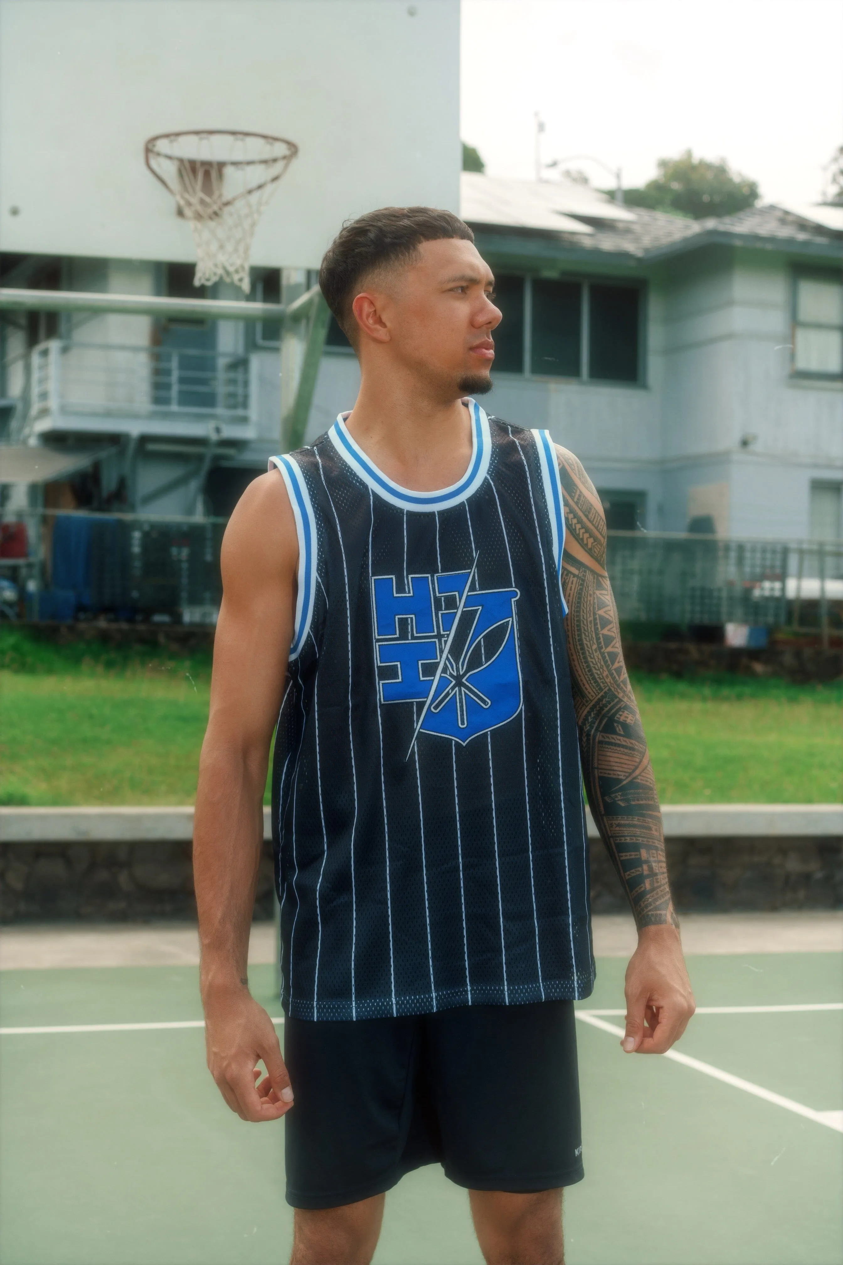 BLUE STRIPES STREETWEAR JERSEY