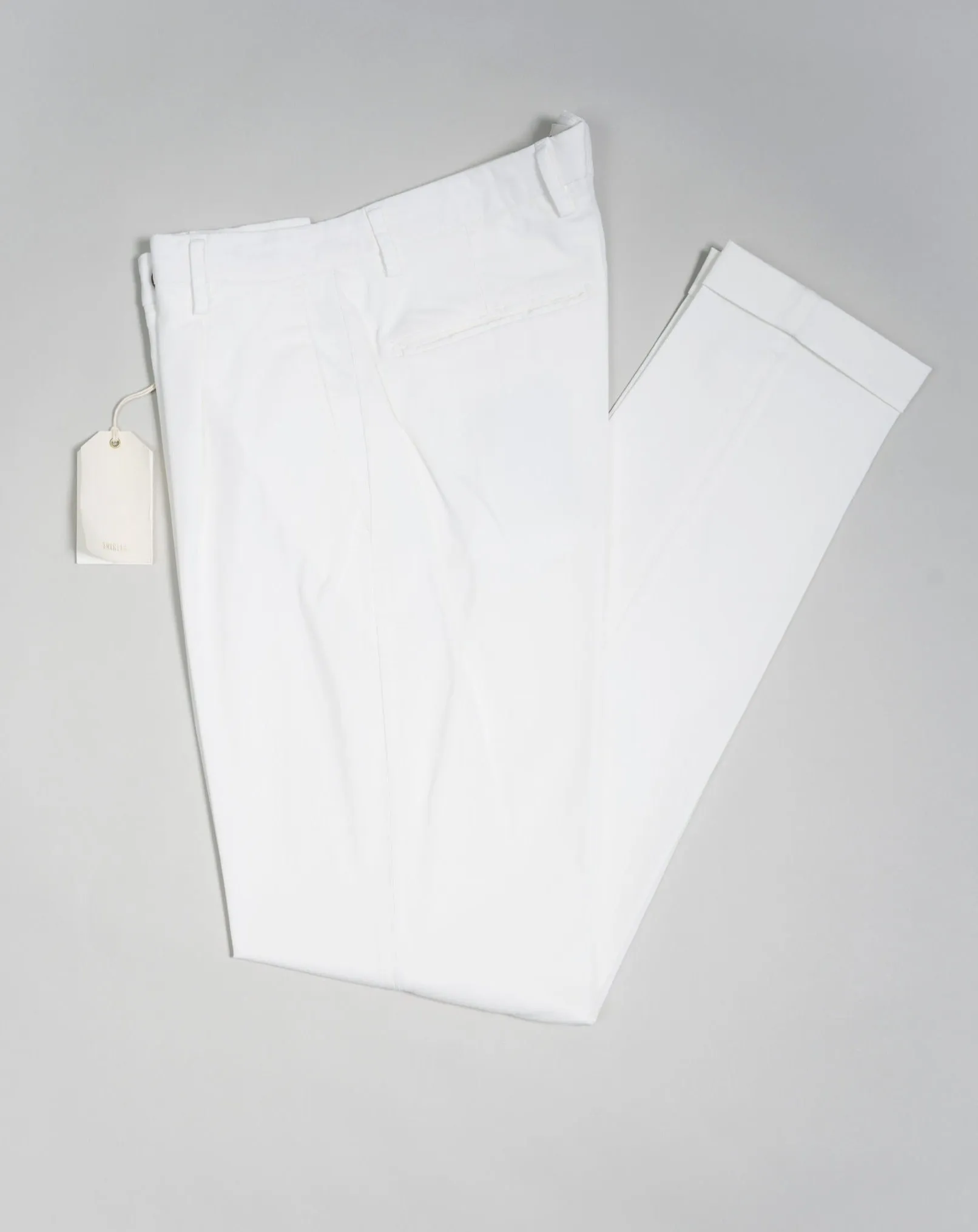 Briglia Garment Dyed Chinos / White