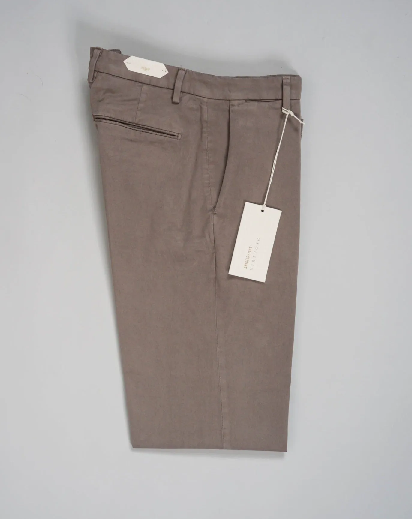 Briglia Garment Dyed Cotton Chinos / Taupe