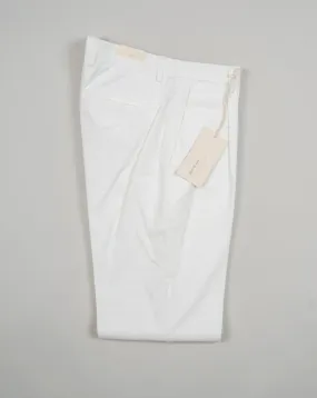 Briglia Garment Dyed Cotton Chinos / White