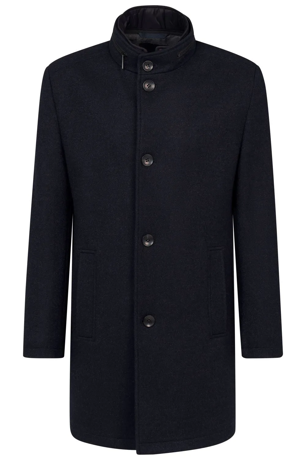 Bugatti Wool Coat | Navy