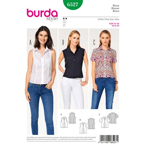 Burda Blouses 6527