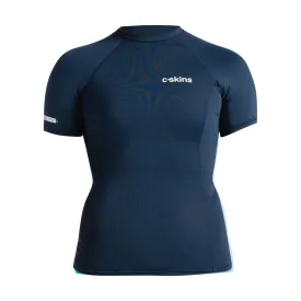 C-Skins Womens Rash Vest - SS UV Skins Basic T-shirt