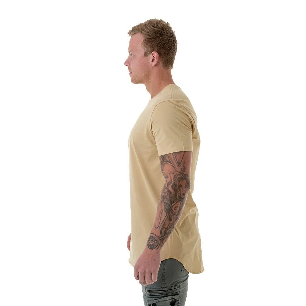 CB CLOTHING – MEN'S LONG CURVED T-SHIRT