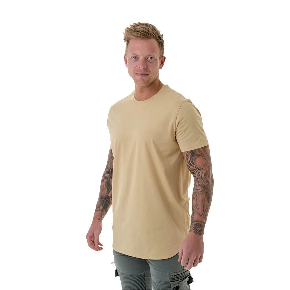 CB CLOTHING – MEN'S LONG CURVED T-SHIRT