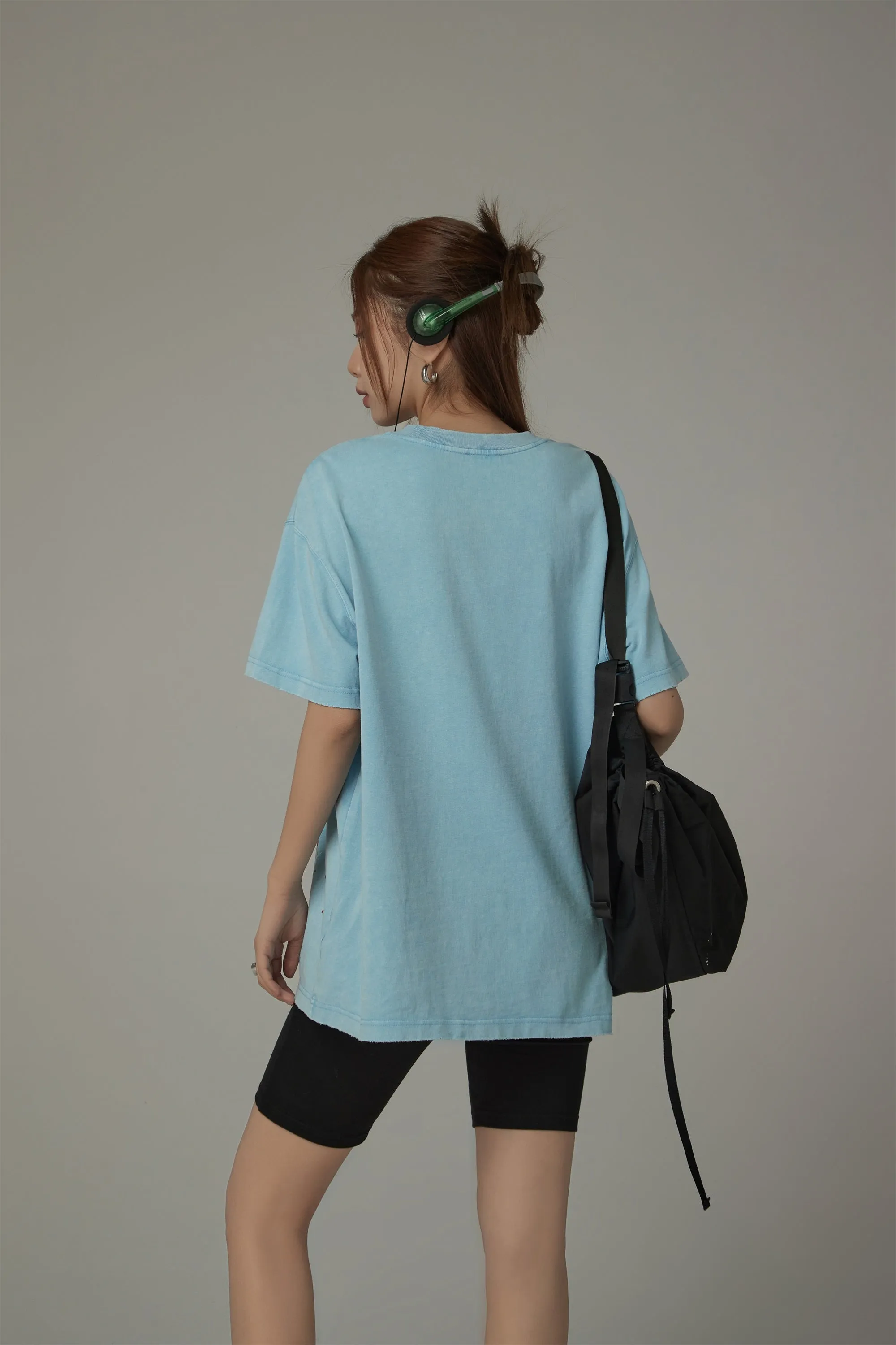 Chuu Logo Cotton Loose Fit T-Shirt