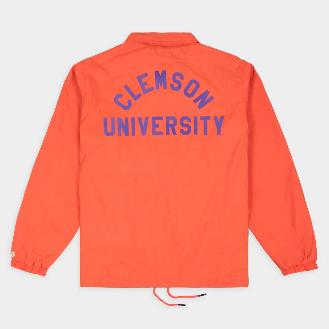 Clemson Tigers Vintage Logo Coaches Jacket