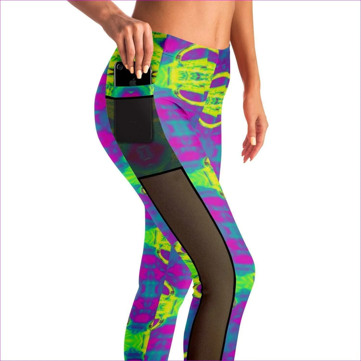 Club Lights Mesh Pocket Leggings