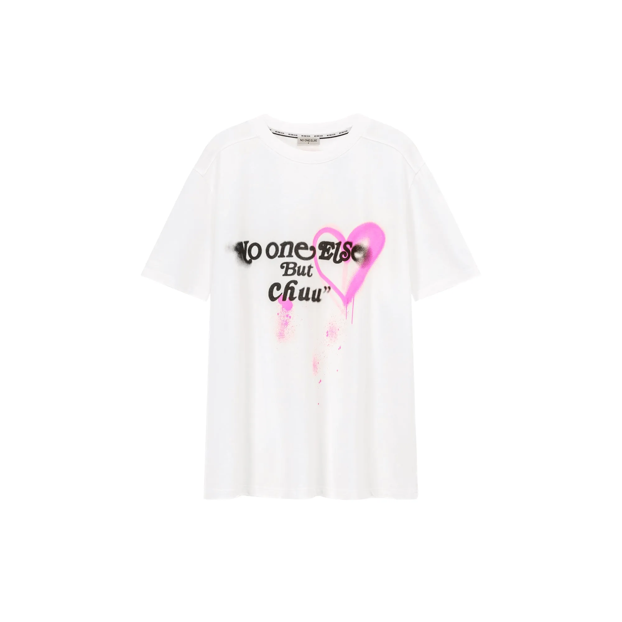 Collab Logo Heart Lettering T-Shirt