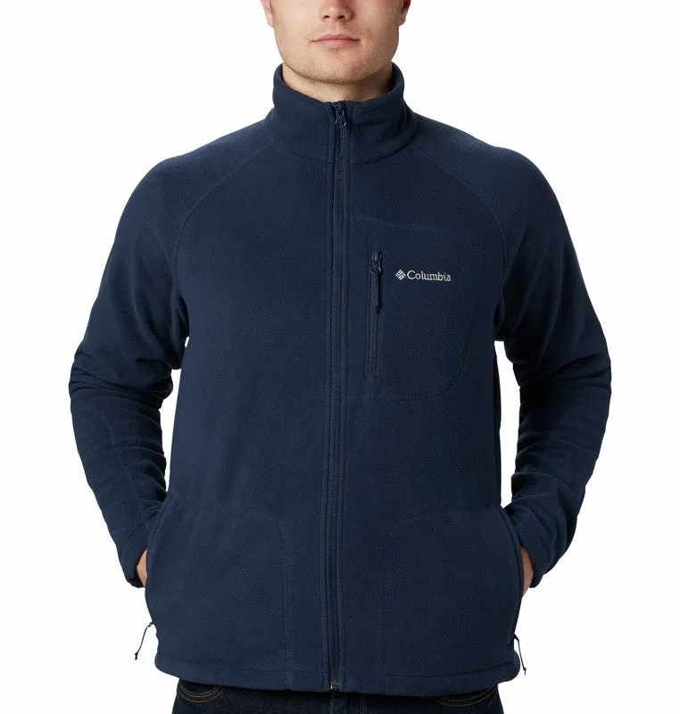 Columbia Mens Fast Trek II Full Zip Fleece Regular Fit-NAVY