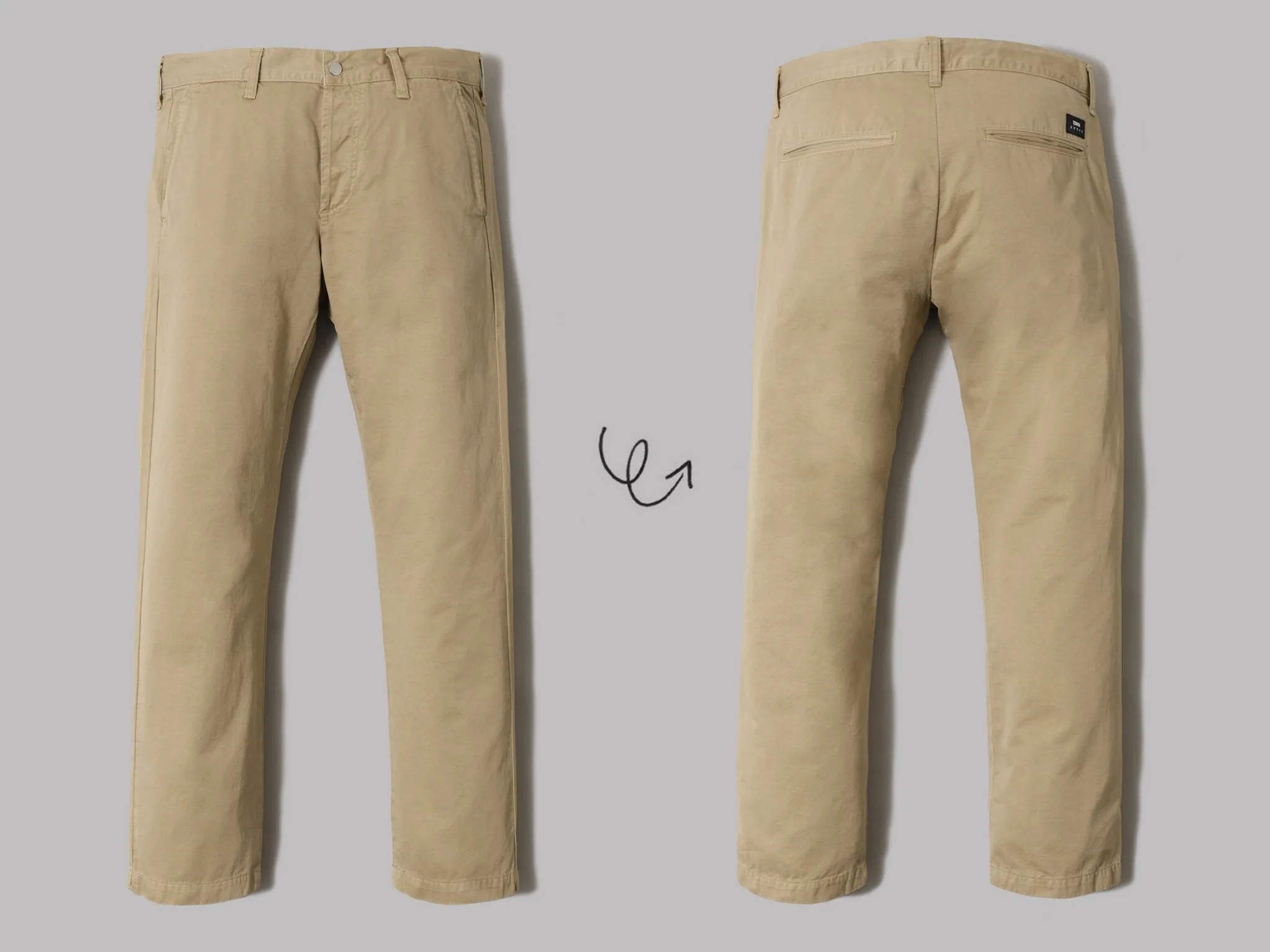 Edwin ED 39 Chinos (9Oz Compact Twill Stone Beige)