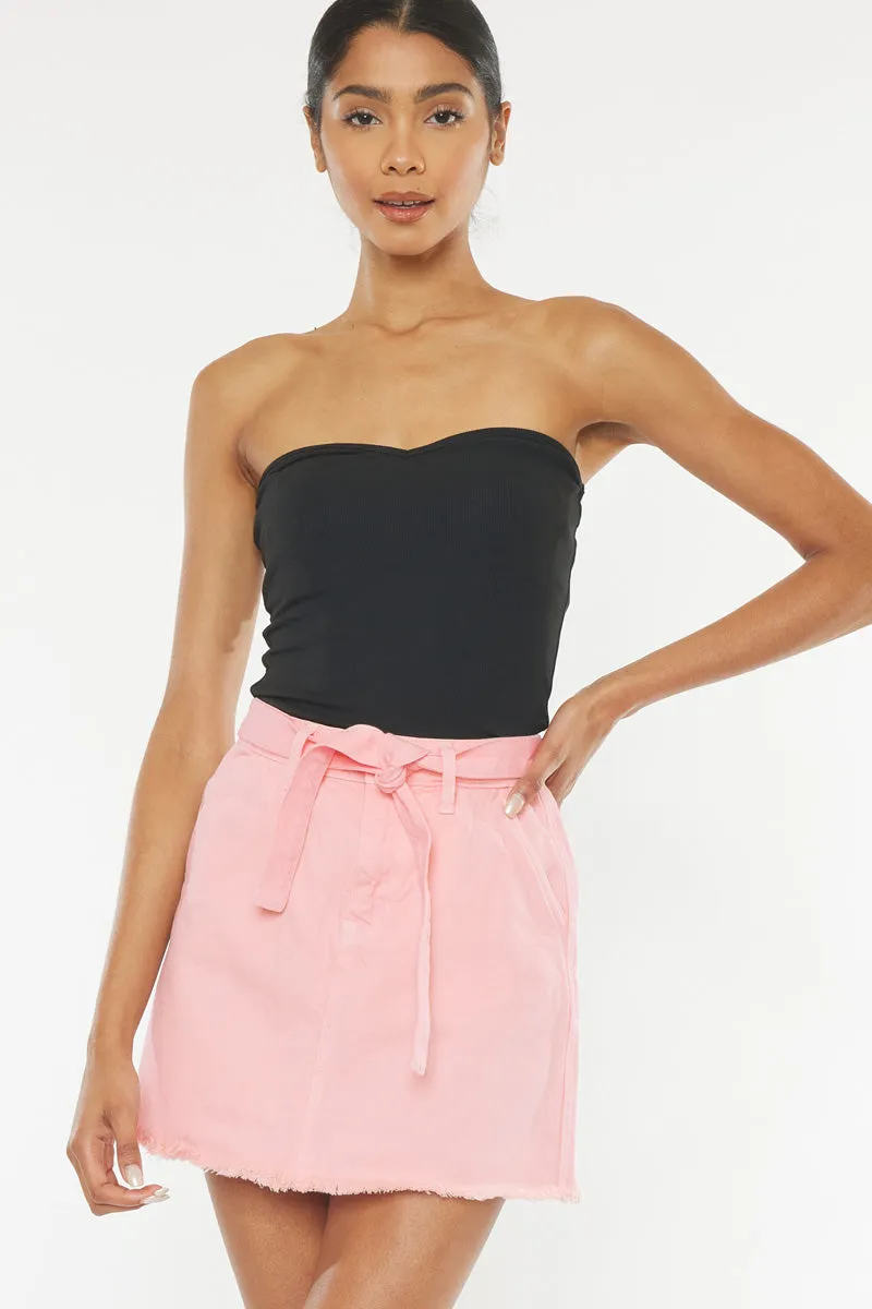 Eleanor Belted Mini Skirt