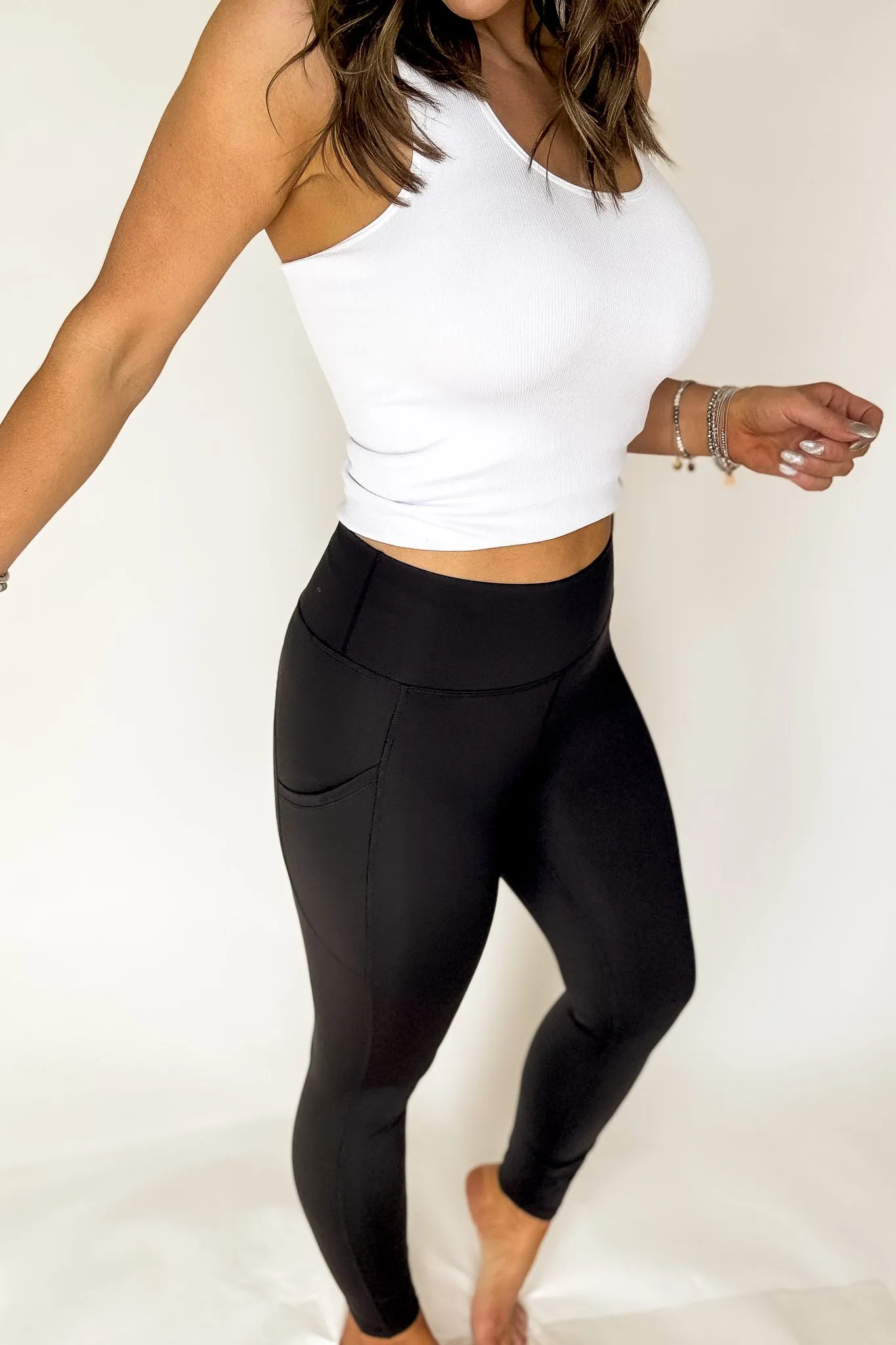 Fast and Freely Black Leggings