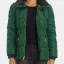 Faux Fur Collar Cinched Puffer Jacket