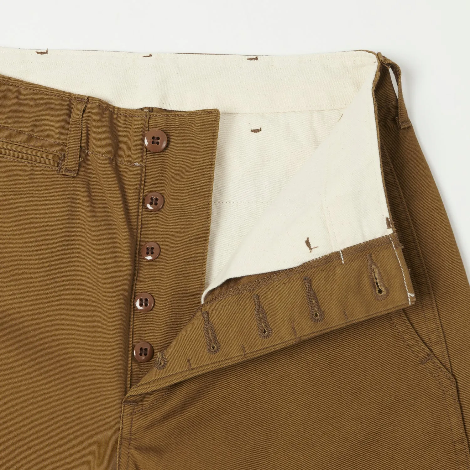 Full Count 1201 U.S. Army Combat Chino - Brown