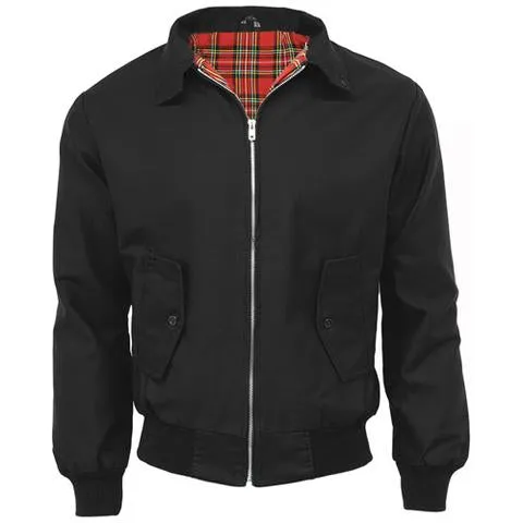 Harrington Mens Jacket Black Made in the U.K