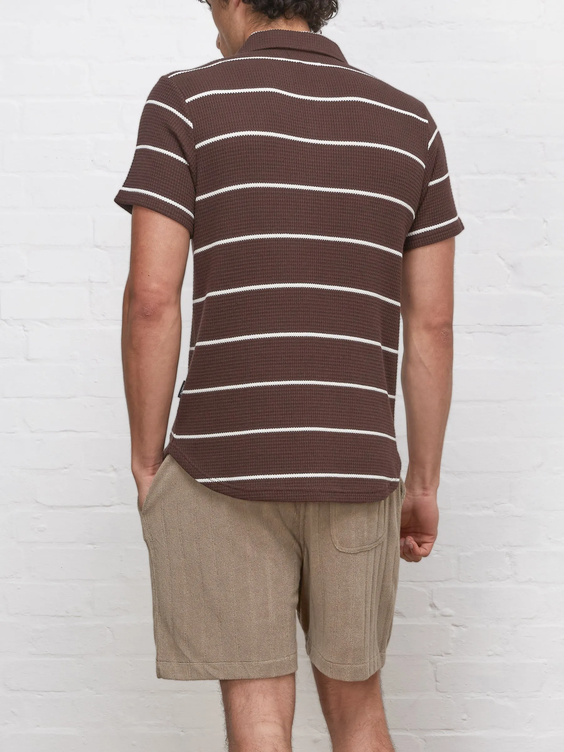 Hawthorn Polo Shirt Gilmore Chocolate Brown