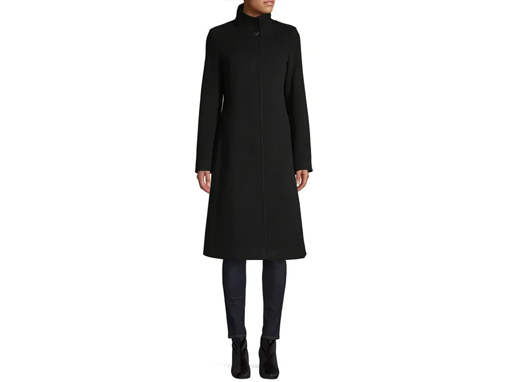 Cashmere and Wool Coat in HiSO Wing Collar Style