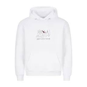 Hoodie Unisex | Yoga, Wine & Friends