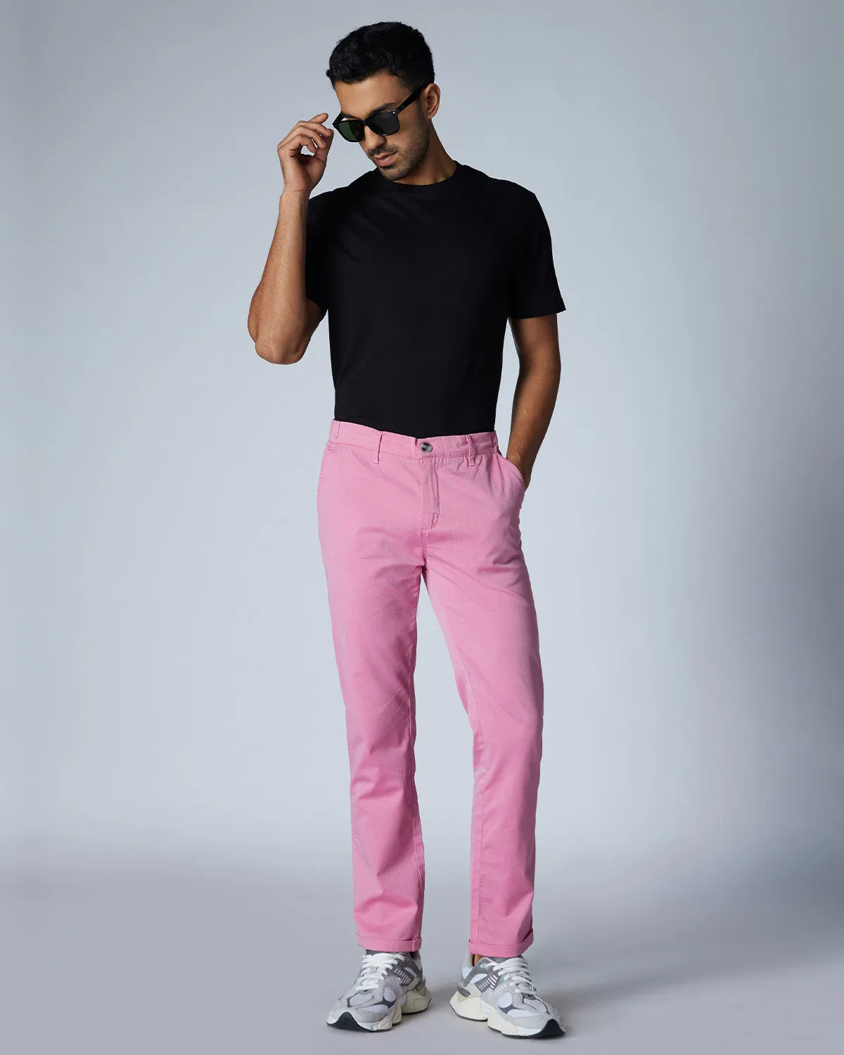 Horizon Casual Stretch Chinos - Pink