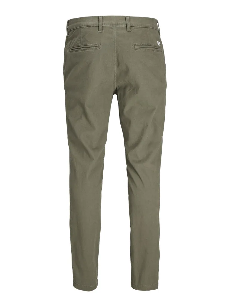 Jack & Jones Dave Stretch Olive Chinos Green