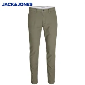 Jack & Jones Dave Stretch Olive Chinos Green