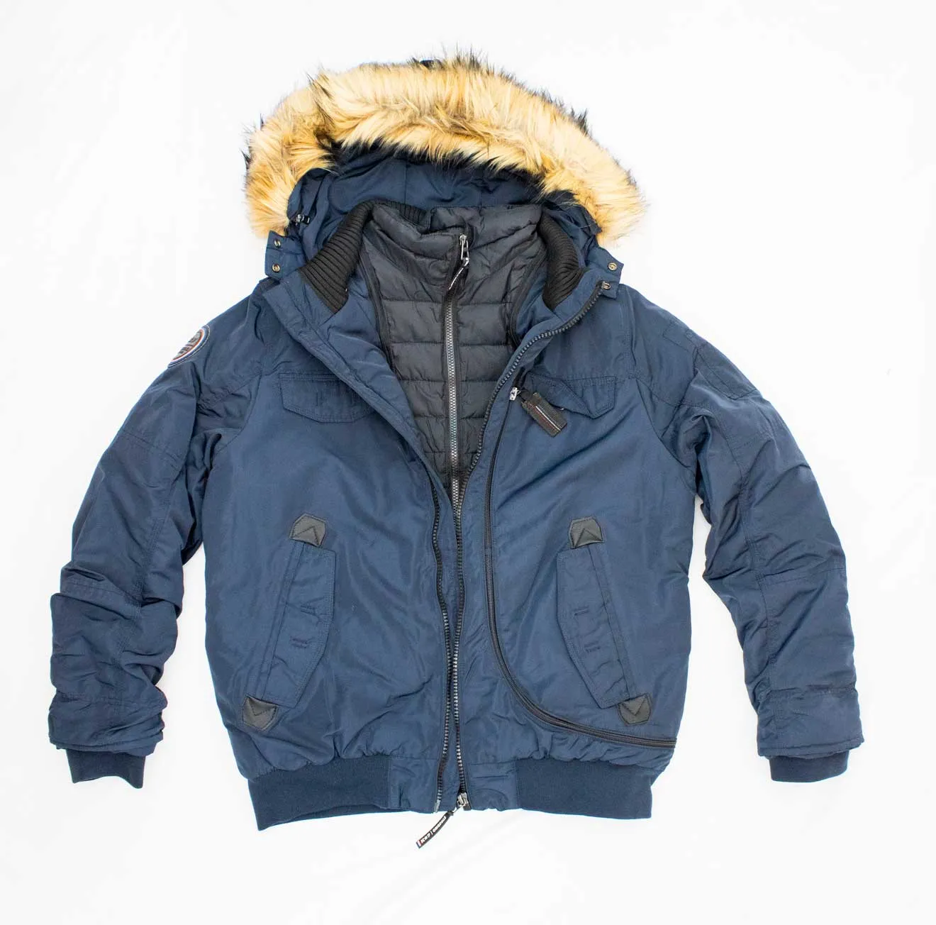 K7 Omega Fur Navy Jacket