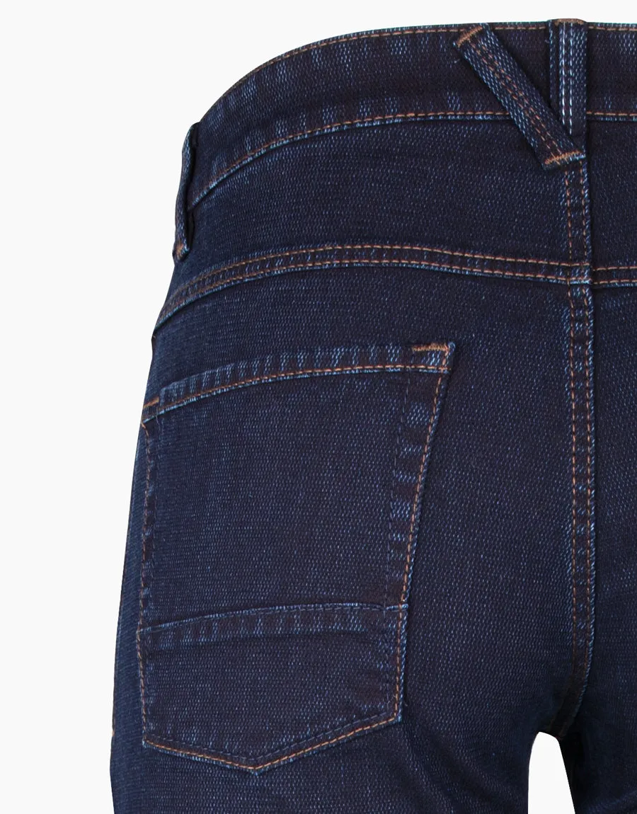 Kurt Jean Textured Indigo