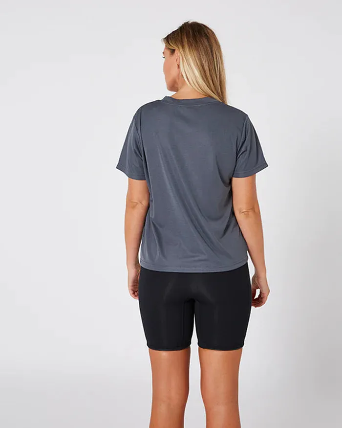 Ladies Pacer Tee | Charcoal