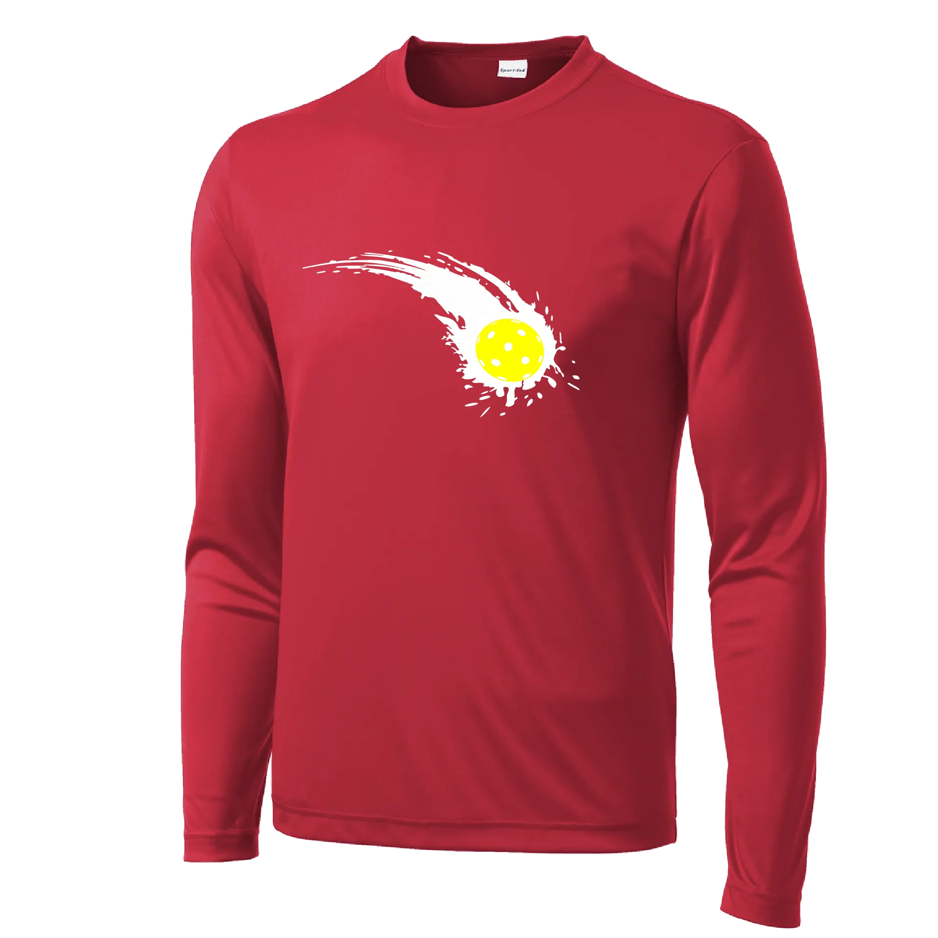 Pickleball Impact | Men’s Long Sleeve Athletic Shirts | 100% Polyester