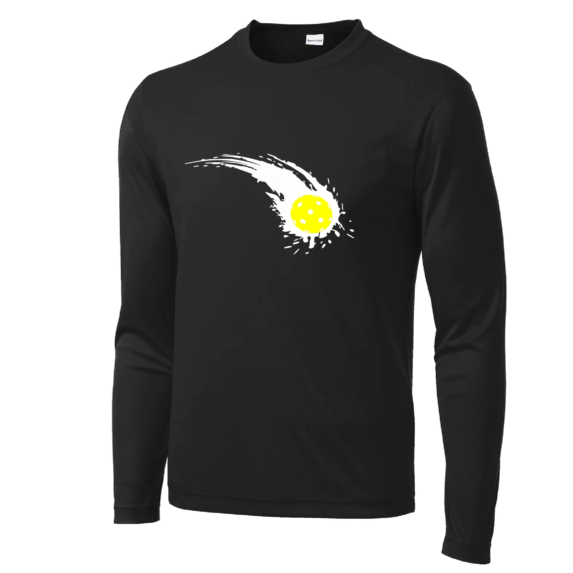 Pickleball Impact | Men’s Long Sleeve Athletic Shirts | 100% Polyester