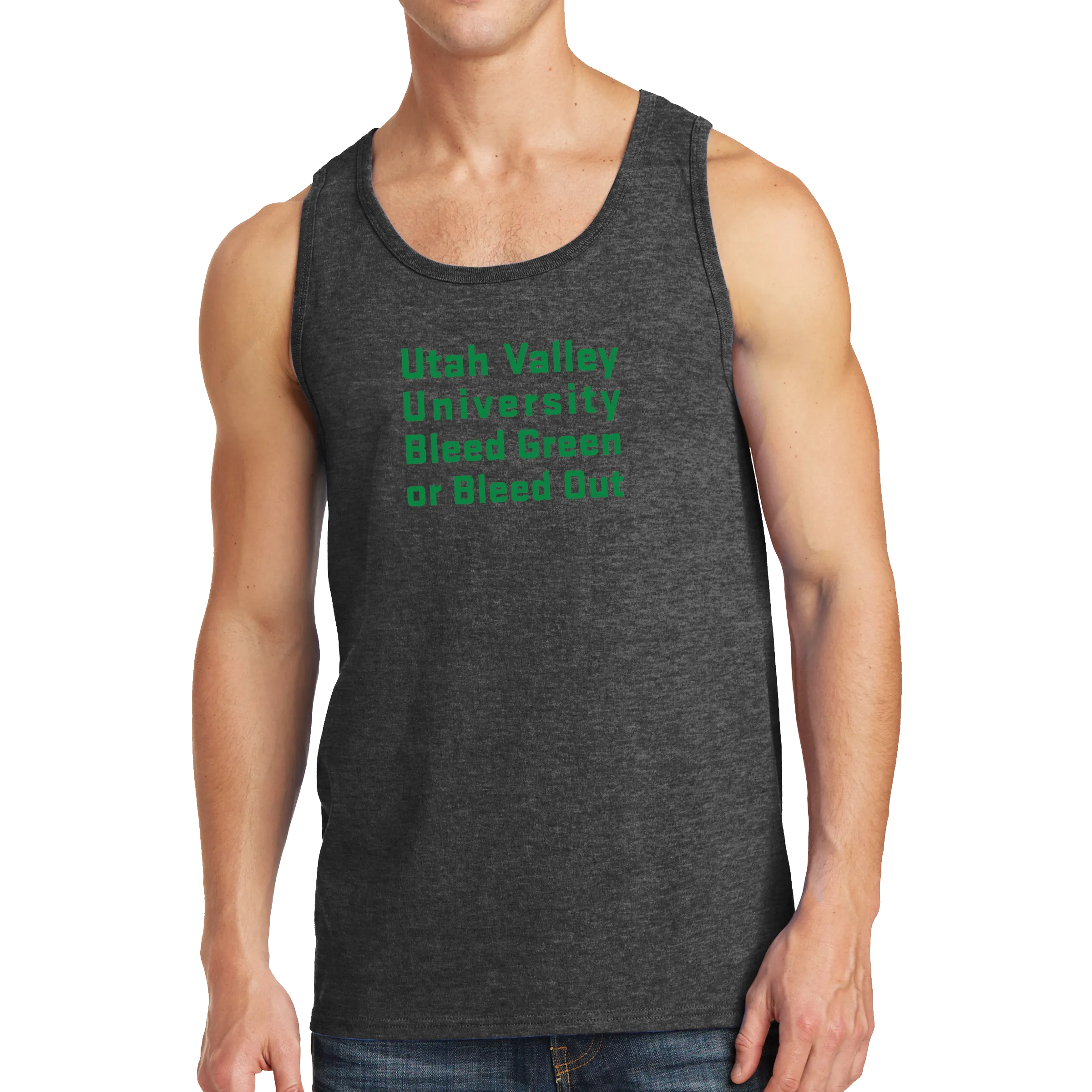 Port & Company Core Cotton Tank Top - Bleed Green