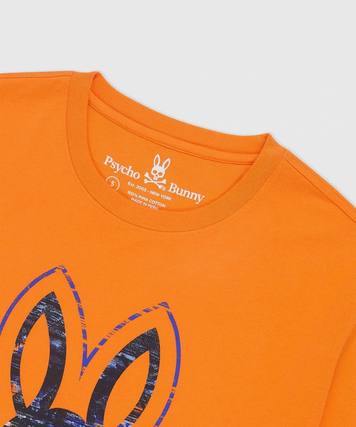 Psycho Bunny Norbin Graphic Tee - Mojave Orange