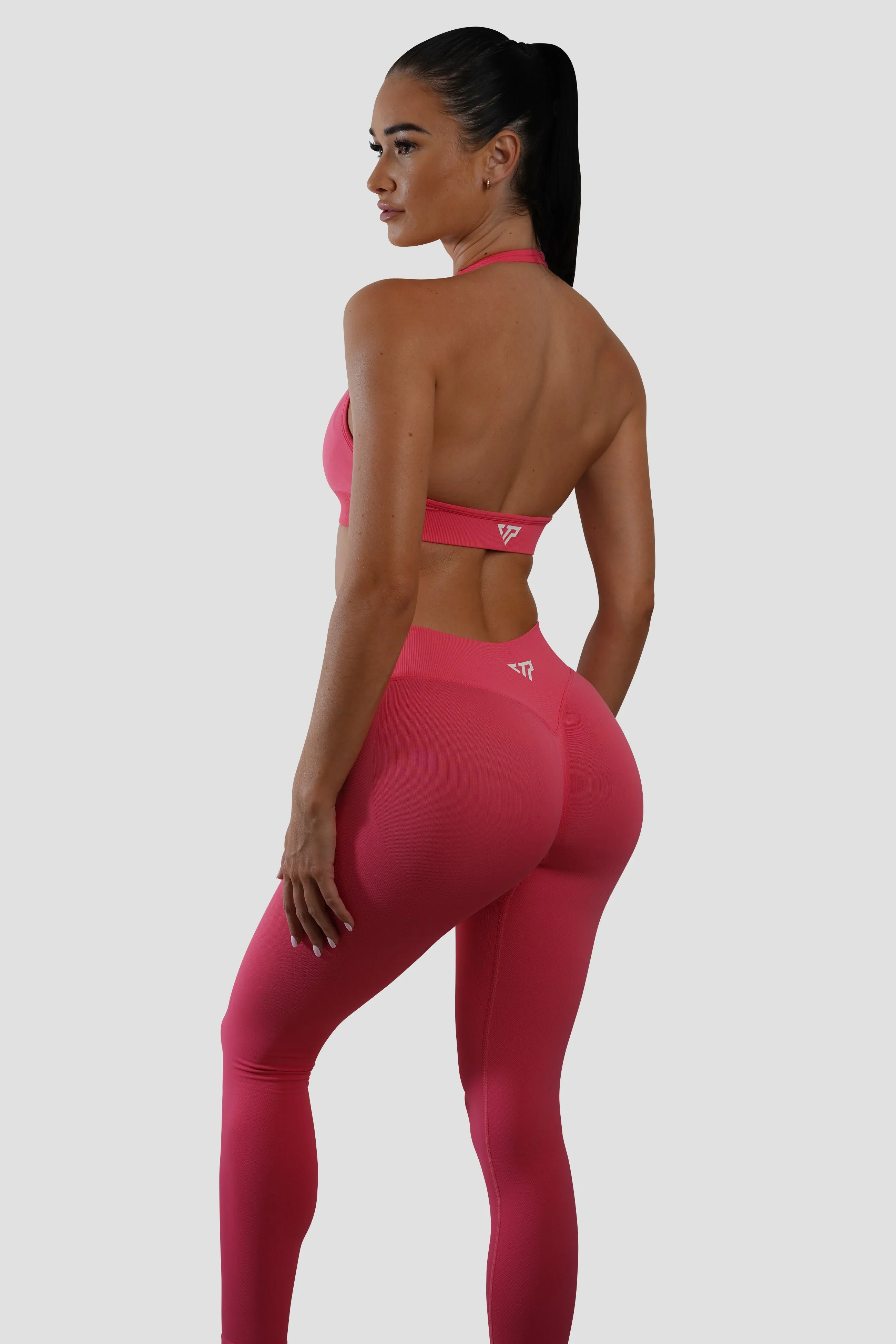 RECOIL LEGGINGS - DARK CORAL