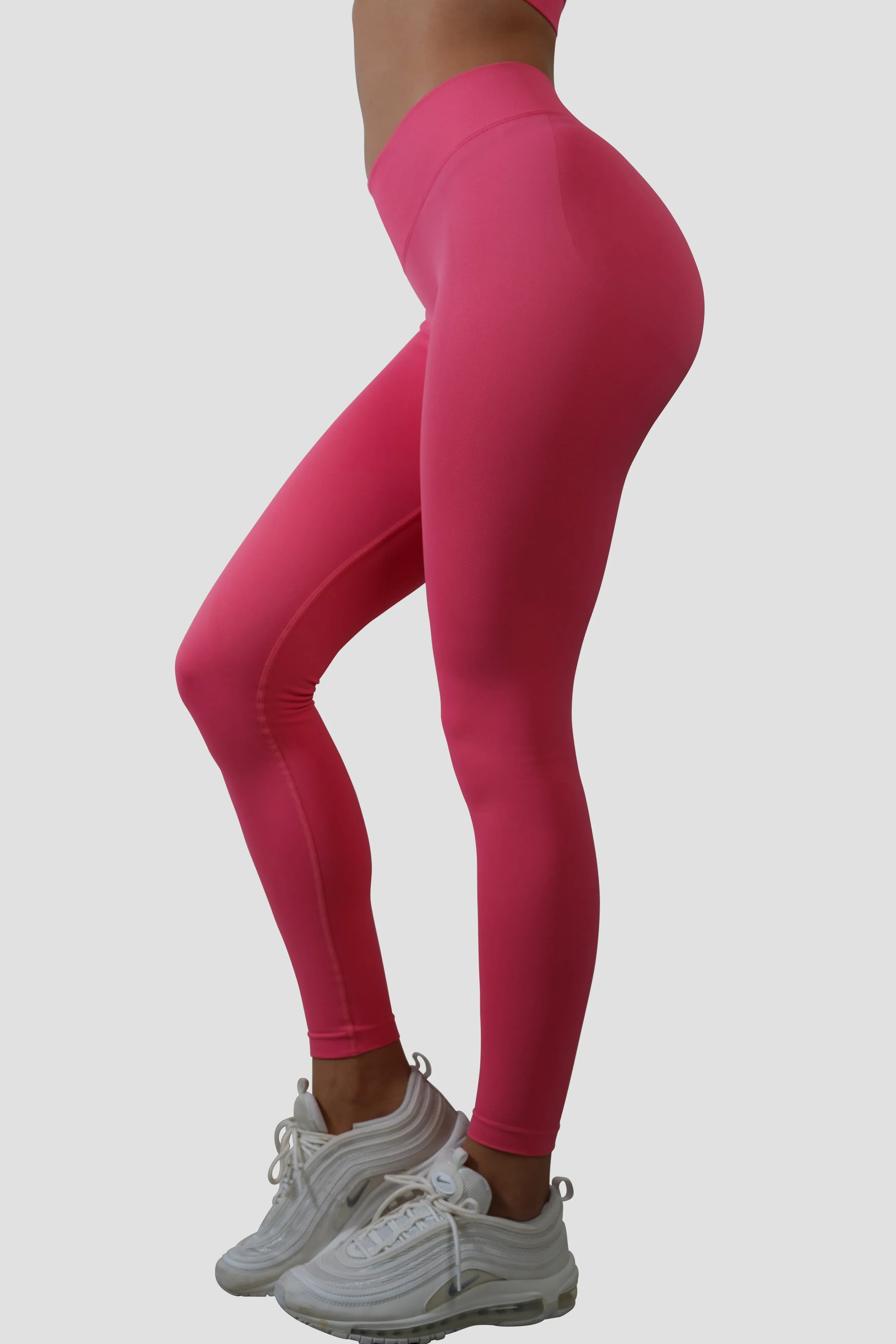 RECOIL LEGGINGS - DARK CORAL