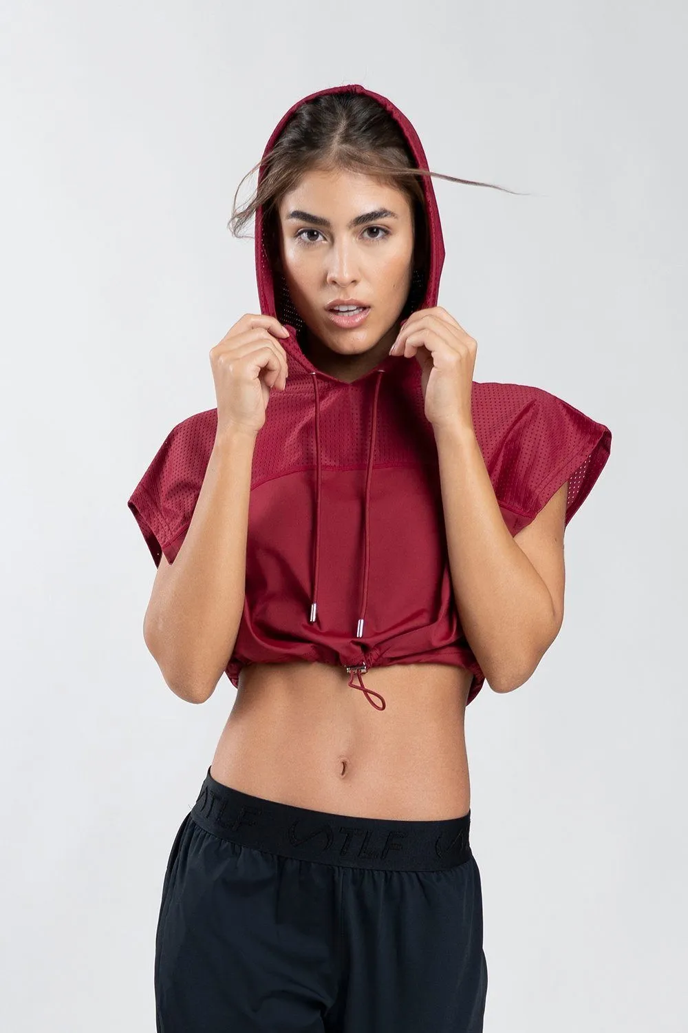 Rise Crop Hoodie