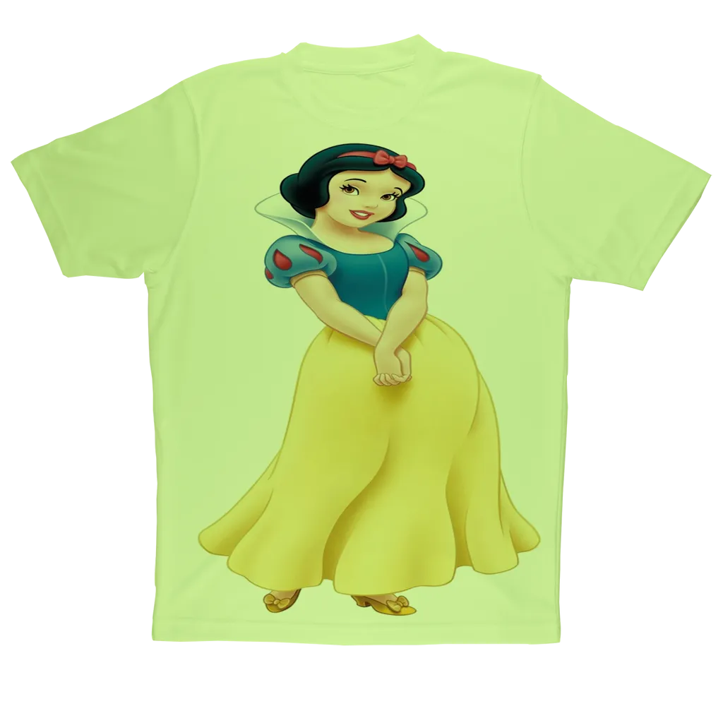 snow white Sublimation Performance Adult T-Shirt