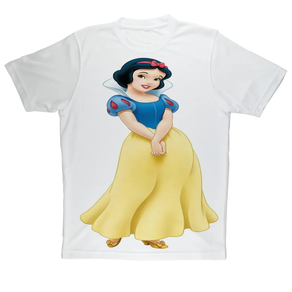 snow white Sublimation Performance Adult T-Shirt