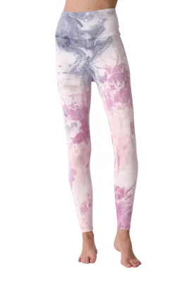 Sunset Legging, Marble Rose/Stone Blue