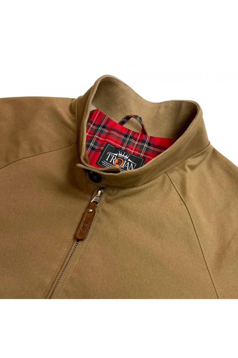 Trojan Records Men's TC1002 Classic Harrington Jacket Camel