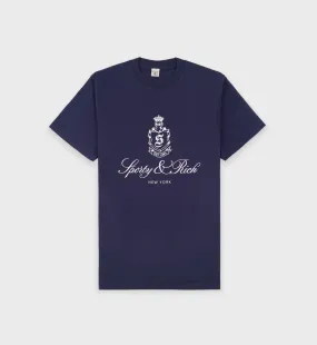 Vendome T-Shirt - Navy/White