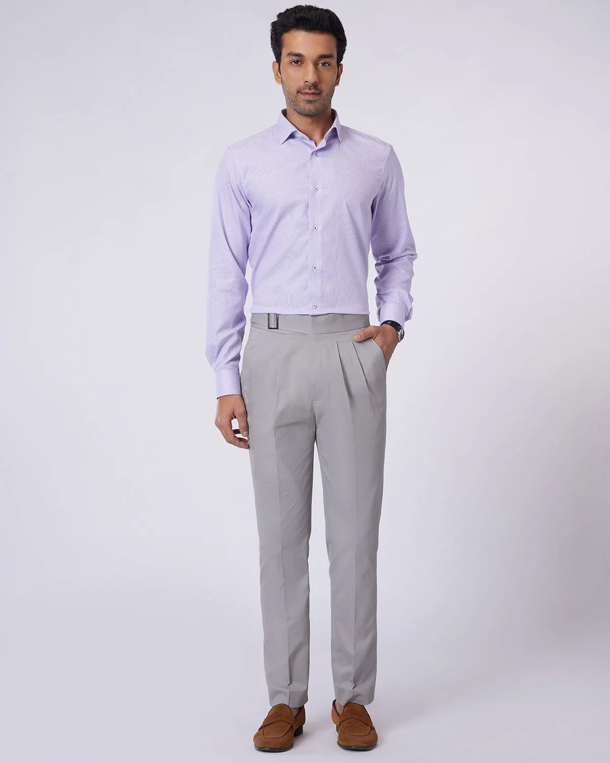 Virtuoso Neapolitan Chinos - Grey