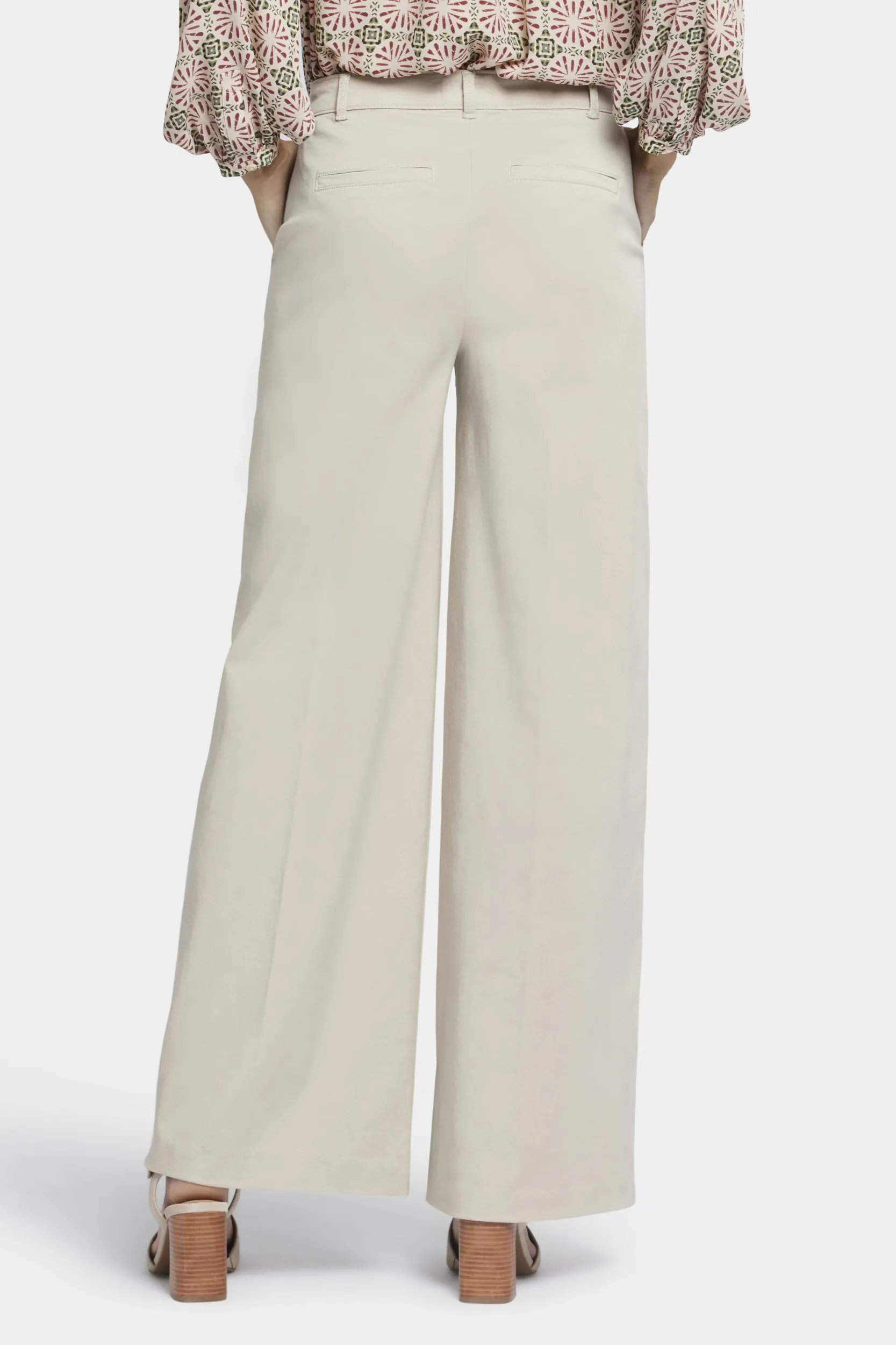 Whitney Trouser Beige Stretch Twill | Feather