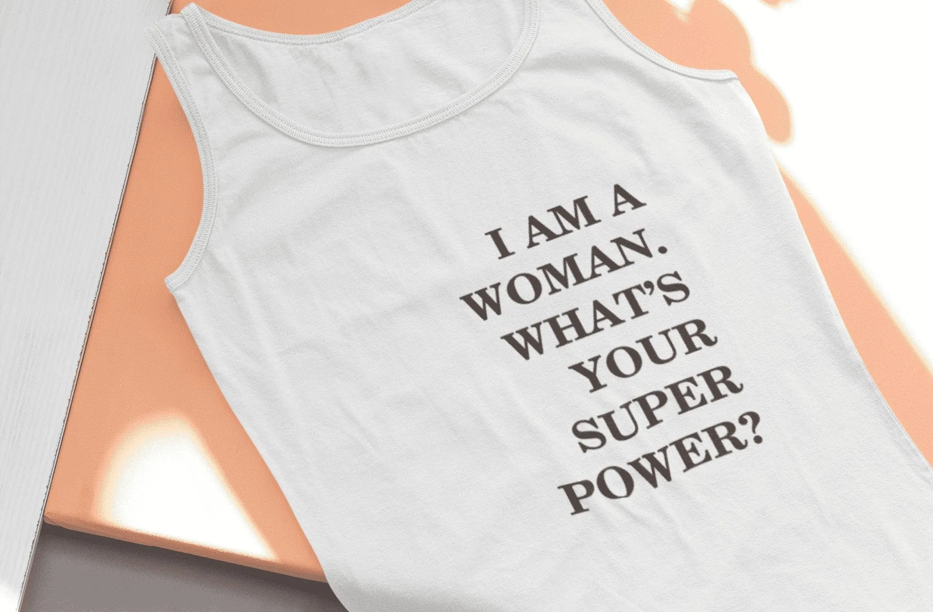 Woman Superpower | Inspire Organic Ladies Tank Top